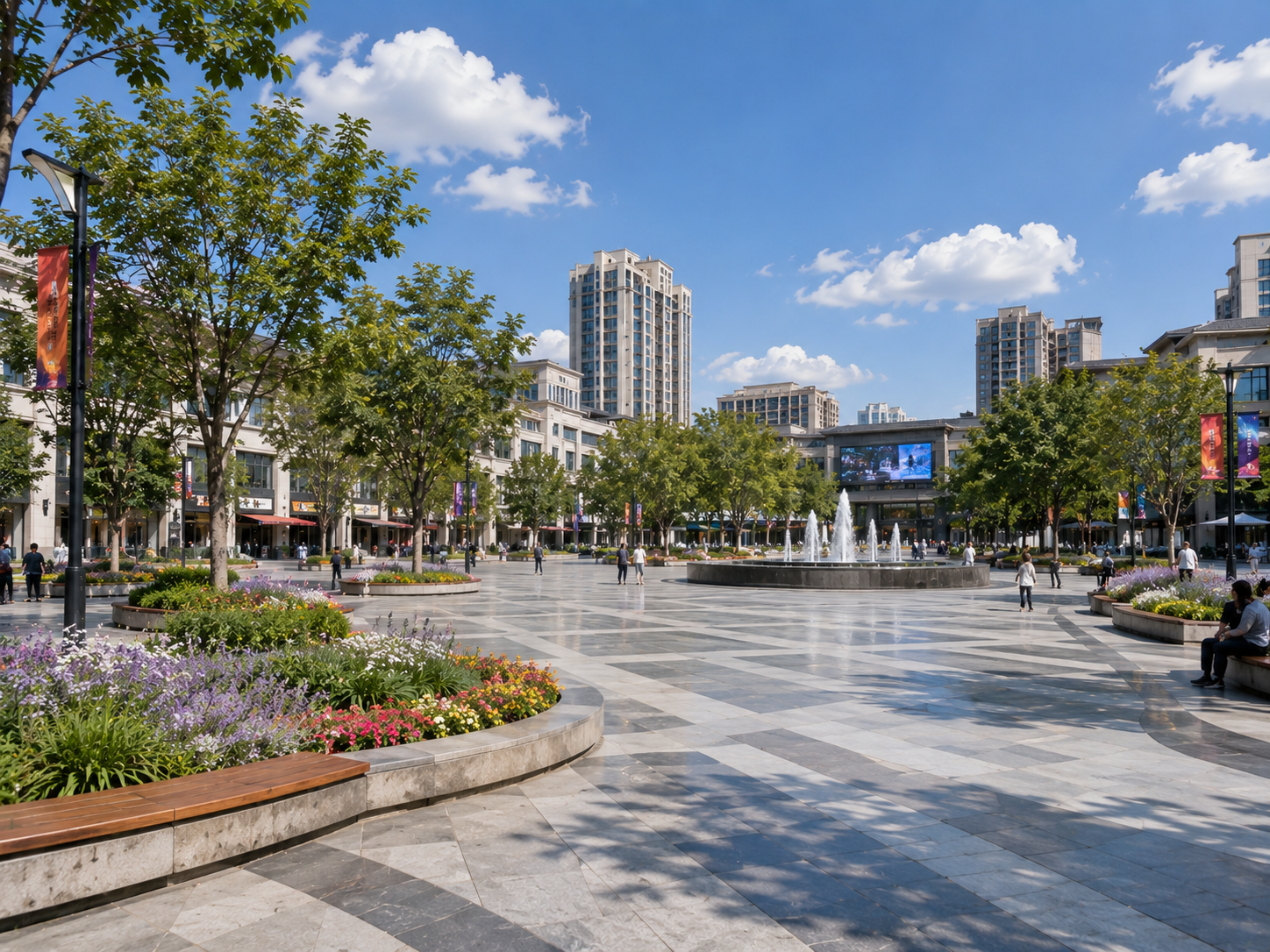 Public Plaza Lighting